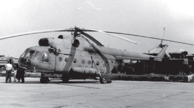 Вертолет, Ми-8, установка двигателей, авиация