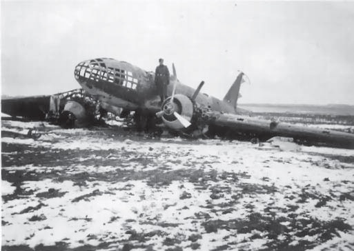 немецкий солдат, сбитый самолет, ввс ссср