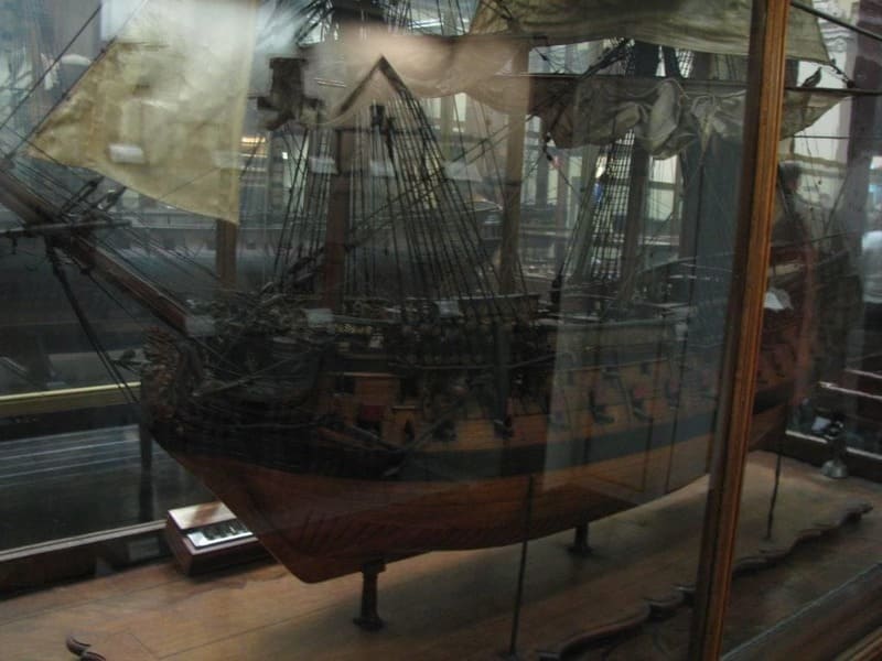 Испанский фрегат – конец XVIII или начало XIX века