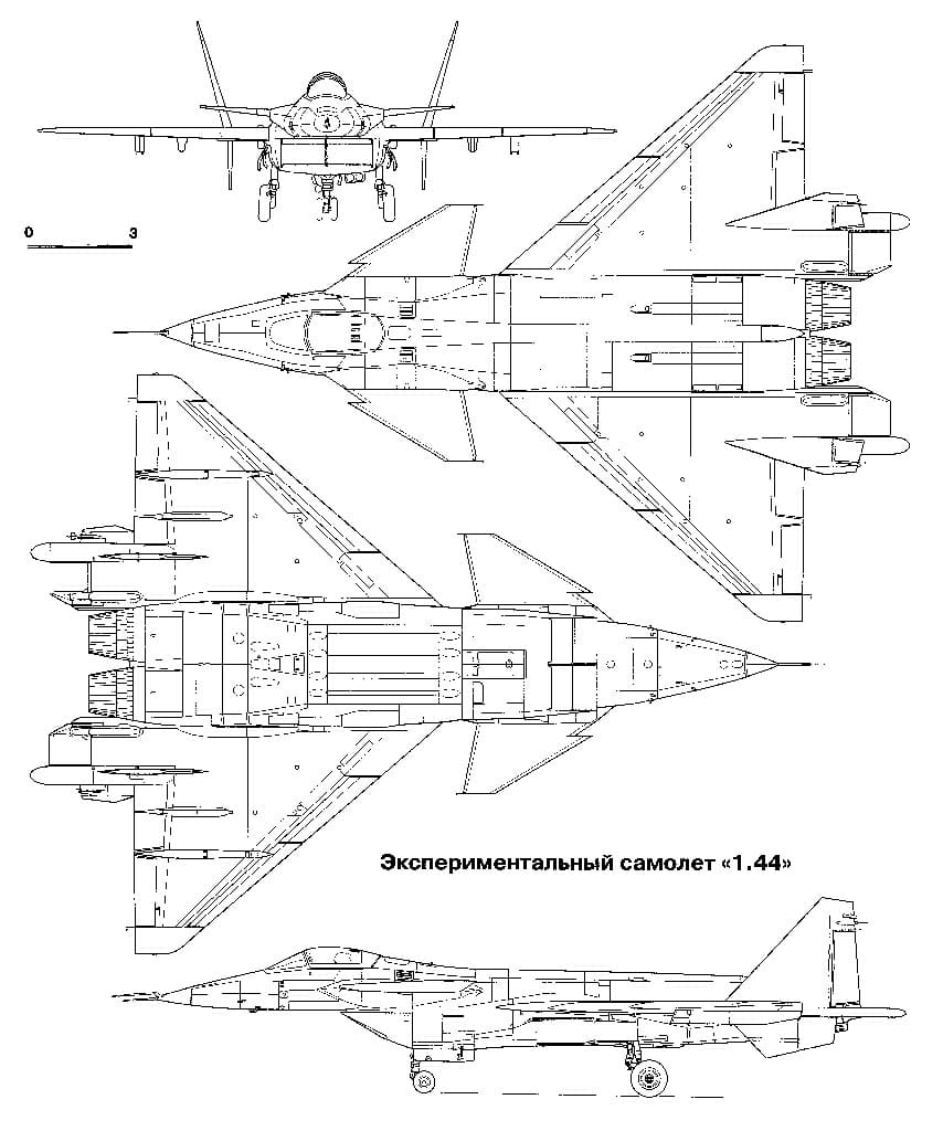 истребитель 1.44, самолет-демонстратор
