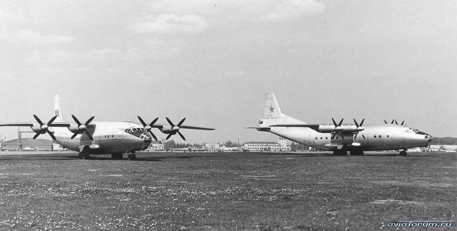 Пассажирский самолет Ан-10 («У») и транспортно-грузовой Ан-12 («Т»), унифицированные по планеру и силовой установке