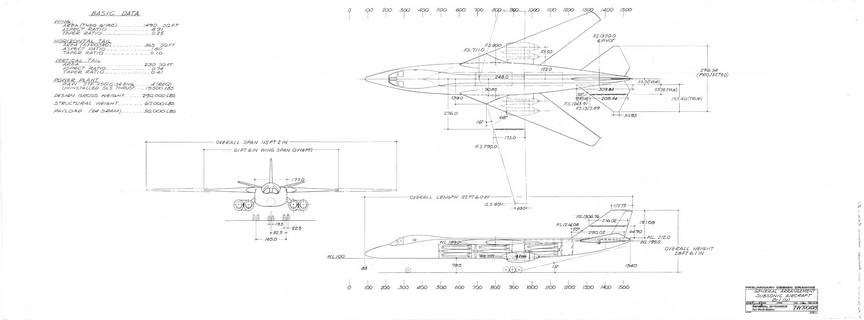 Предварительные проекты самолета AMSA