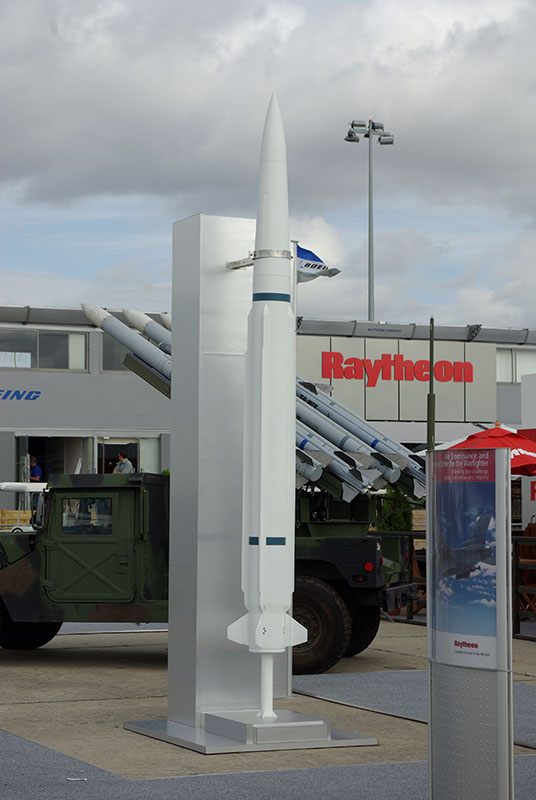 макет ракеты AMRAAM-ER, ЗРК NASAMS, Норвегия