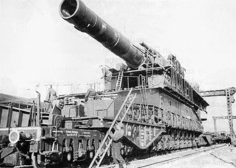 суперорудие дора, 800-мм орудие, немецкая техника второй мировой