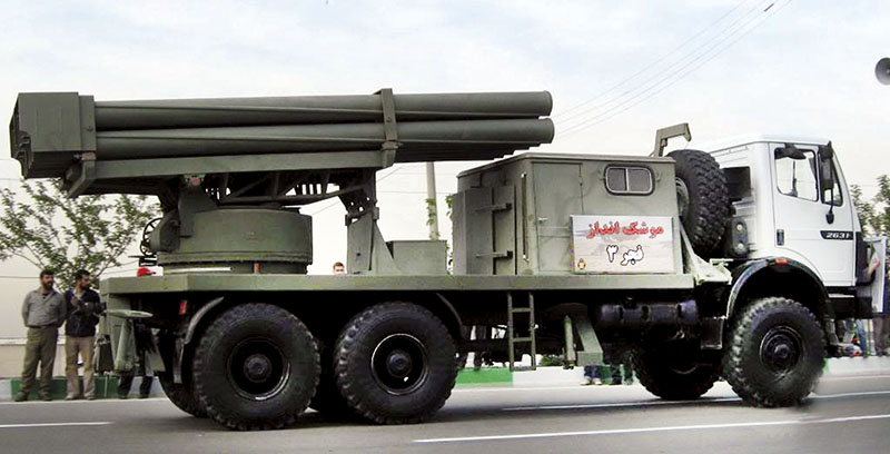 РСЗО Фаджр-3, Иран, сухопутные войска