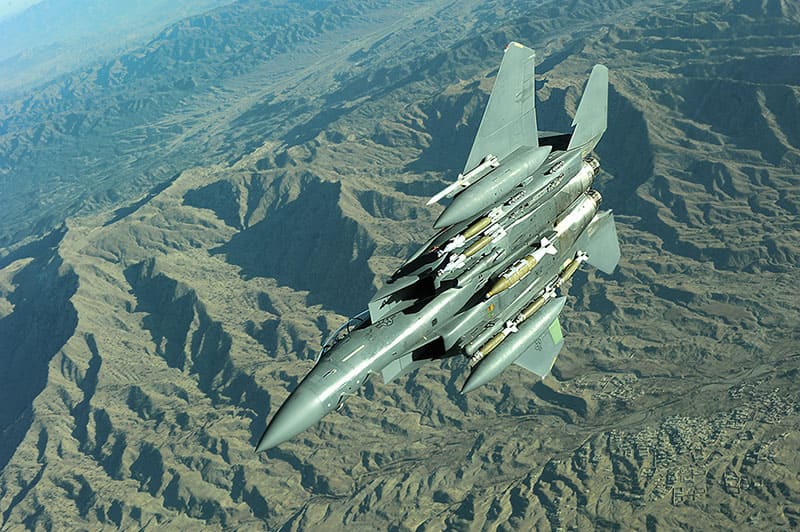 F-15E strike eagle of united state airforce 