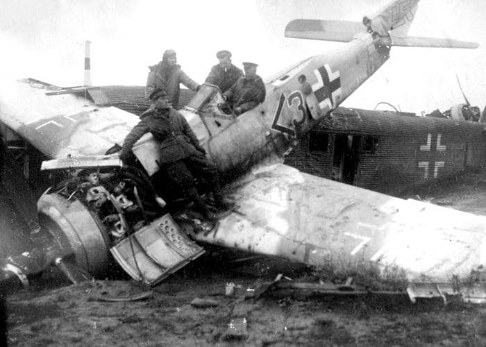 Сбитые Немецкие Самолеты И Летчики Фото