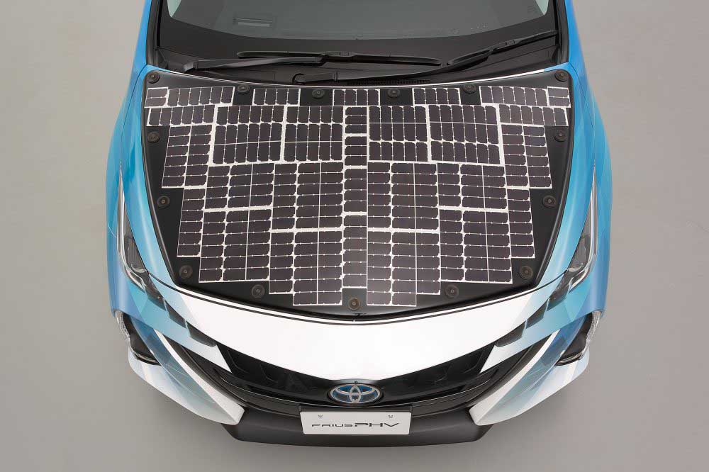 Toyota, Япония, автомобиль Prius, солнечные батареи