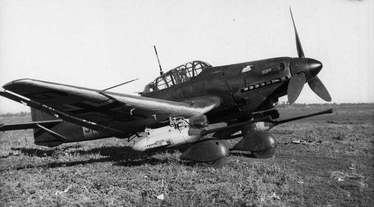 Ju-87G-1, истребитель, война, испытания