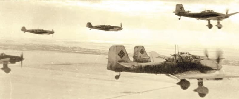 Ju-87D, цель, «Мессершмитт», Восточный фронт
