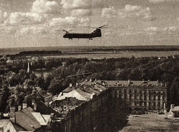 Як-24,  г.Пушкин, вертолет,  аэродром, ремонт