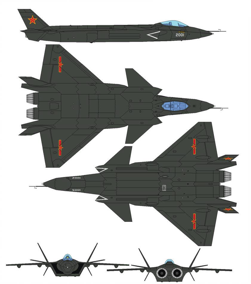 истребитель китайский J-20 российский  Су-57 американский  F-35