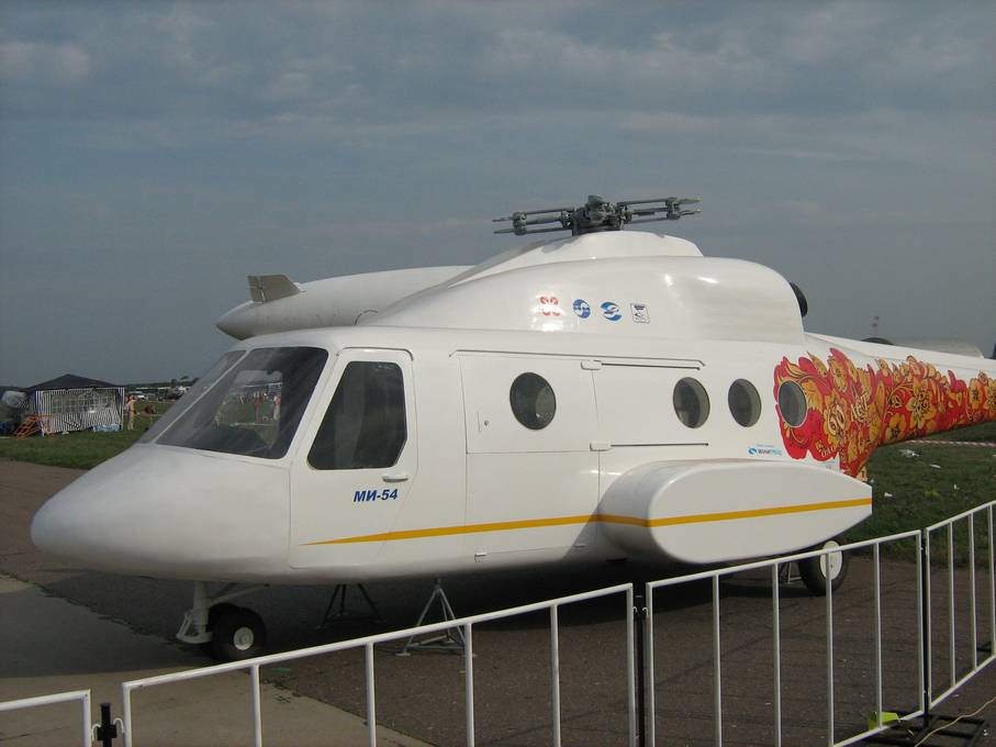 Полноразмерный макет Ми-54 на МАКС-2007
