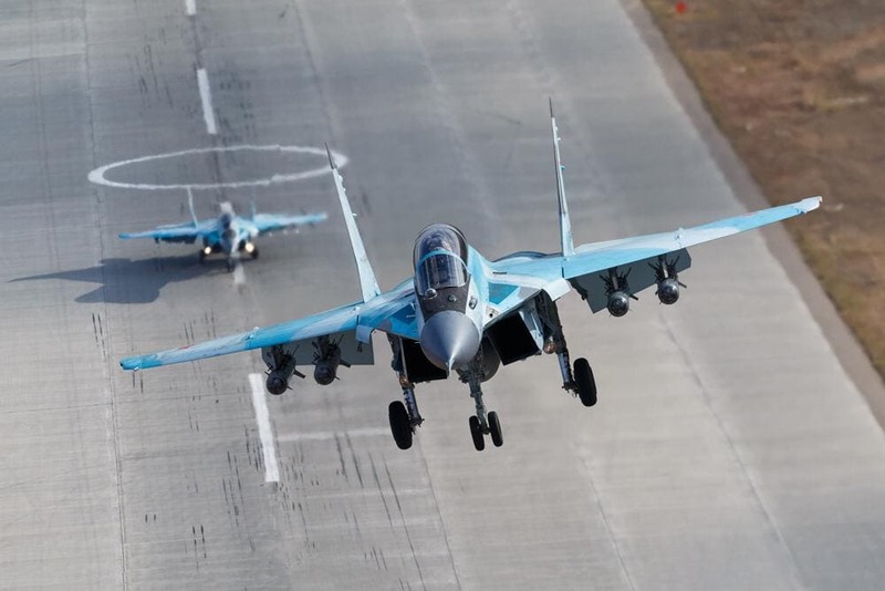 РСК МиГ, истребитель на посадке, Россия, МиГ-29, МиГ-35, ОАК