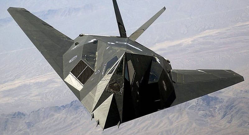 F-117, ударный самолет, стелс покрытие