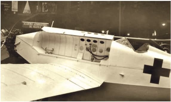 Санитарный отсек, самолет Bloch MB.80, размещение, больной