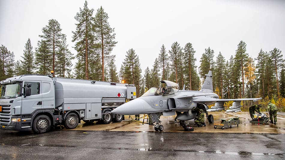 оружие воздух-воздух, шведские ВВС, авиабаза Видсель