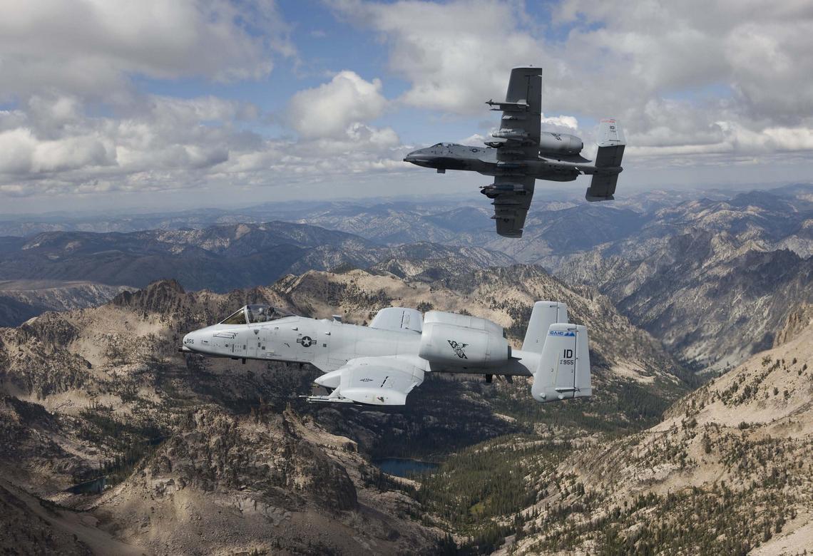 Штурмовики А-10С «Тандерболт» II ВВС Национальной Гвардии штата Айдахо