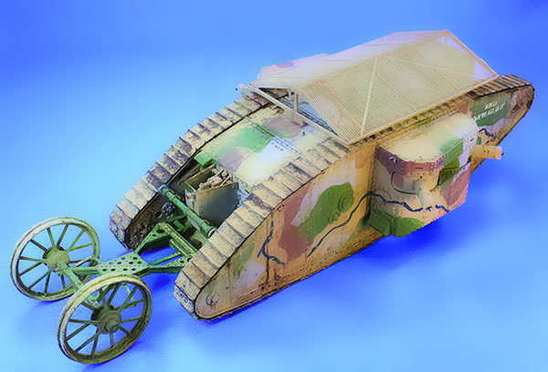 модель, танк Mk I, вооружение