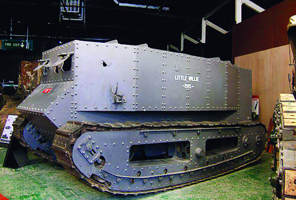 Маленький Вилли, броня, танковый музей Бовингтон, первый танк