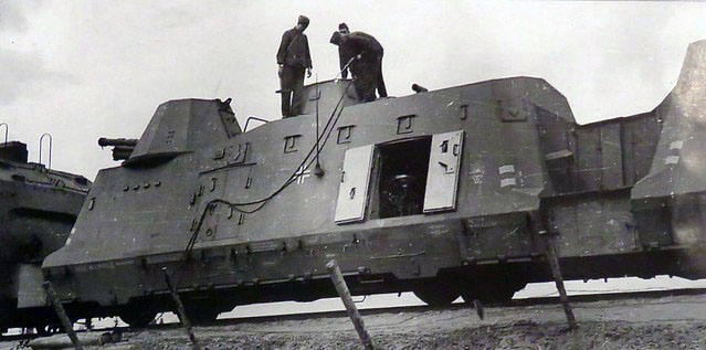 артиллерийский, вагон, десант, немецкий бронепоезд ВР42