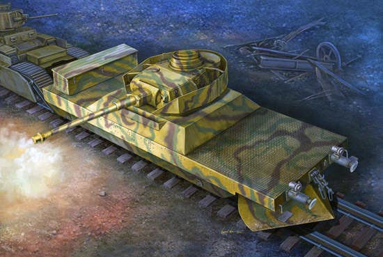 немецкий бронепоезд ВР44, истребители танков
