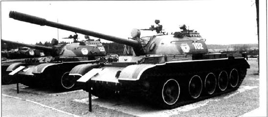 средний танк, танк т-62, танк т-54