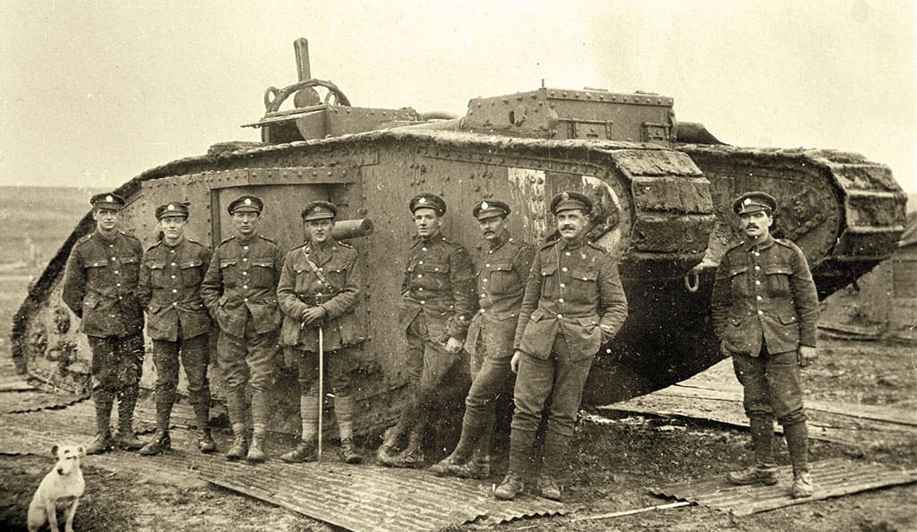танк Mk V, экипаж, модификация, стеклопакет