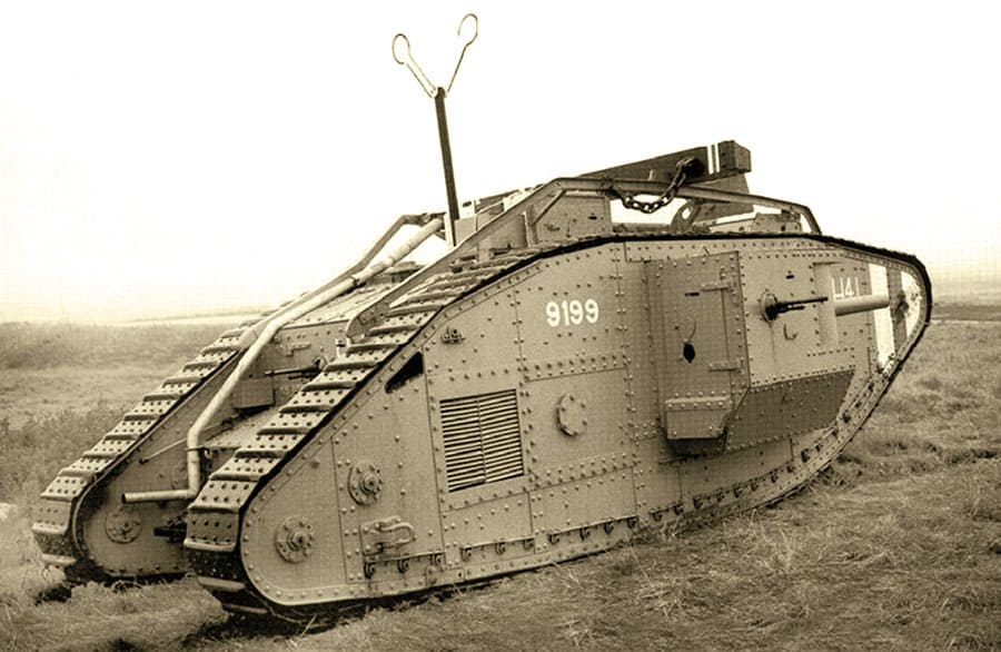 танк Mk V, семафор, модификация