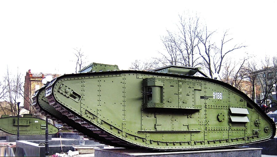 танк Mk V,  британцы, модификация