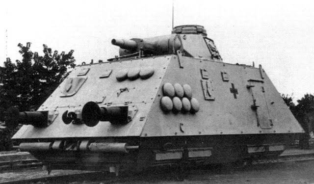 артиллерийский, бронепоезд S.Sp, броневагон, орудие KwK L/24