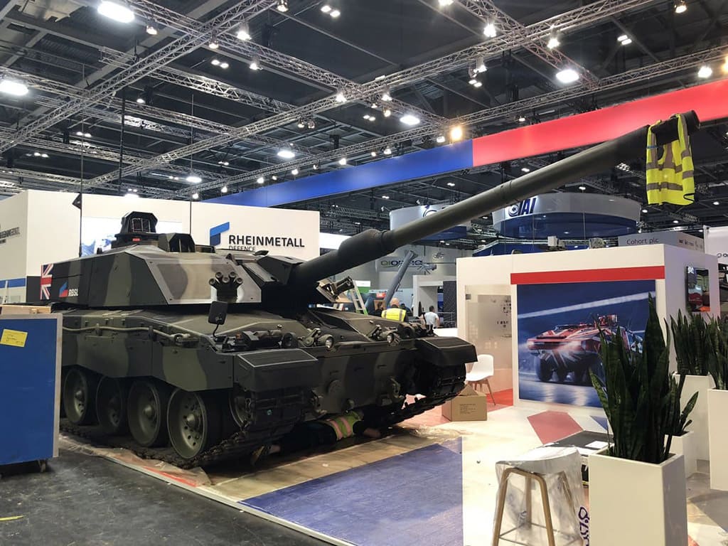 выставка DSEI-2019, танк Challenger 2, Великобритания