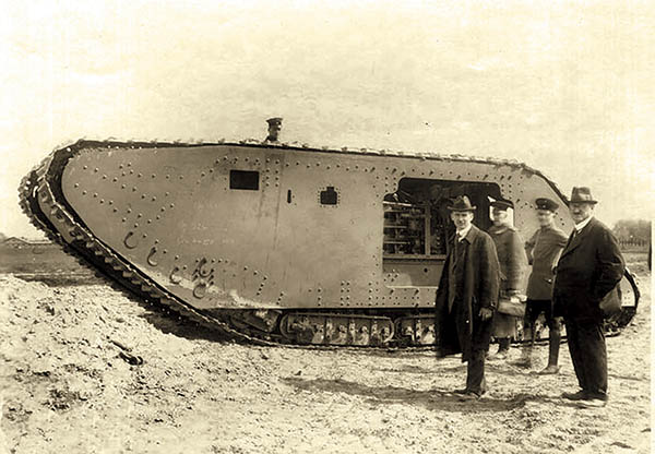 танк, корпус A7VU, немецкий, вооружение, фронт