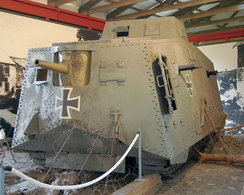 немецкийй танк, Мюнстер музей, A7V Wotan