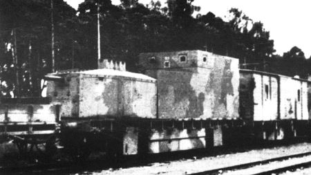 бронепоезд kampfzug 3, артиллерийский вагон, башня-коробка