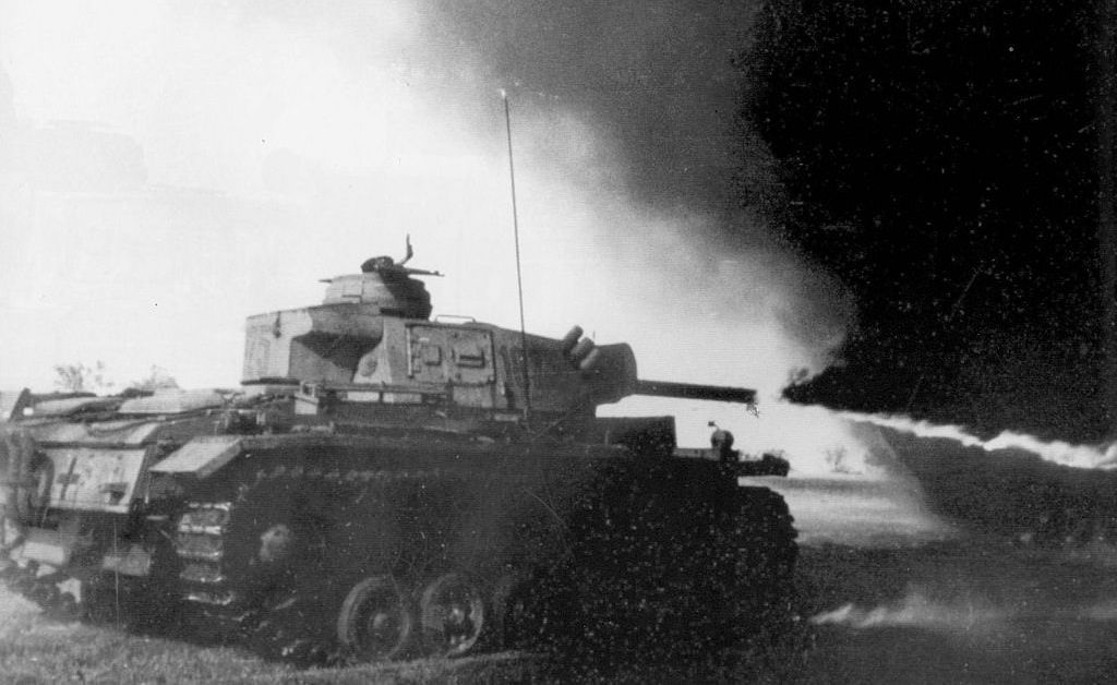 танк pz III fl, средний танк, немецкий танк