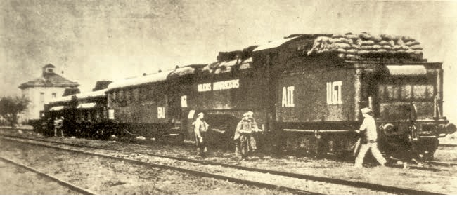республиканский бронепоезд, бронетехника испании, железнодорожная техника