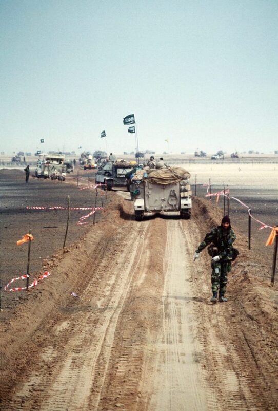 бронетранспортер M113, армия ОАР,  операция буря в пустыне