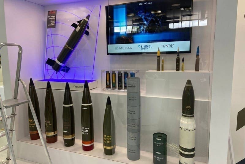 Боеприпасы, пушка Nexter ASCALON, выставка вооружений, DSEI 2021