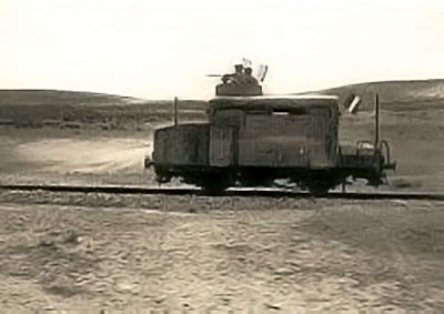 бронедрезина Billard, Алжир, бронепоезд