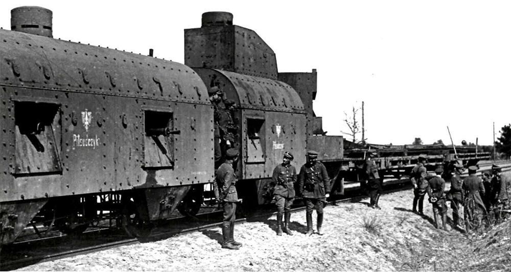 австрийские броневагон, штурмовой вагон, вагон pilsudczyk