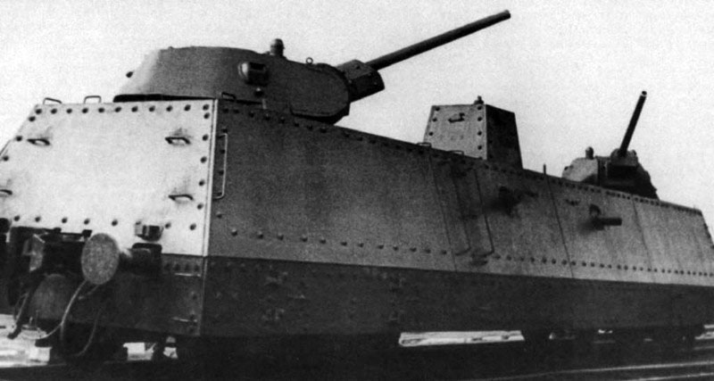 бронепоезд № 1, За Сталина, артиллерийский броневагон, башни Т-34
