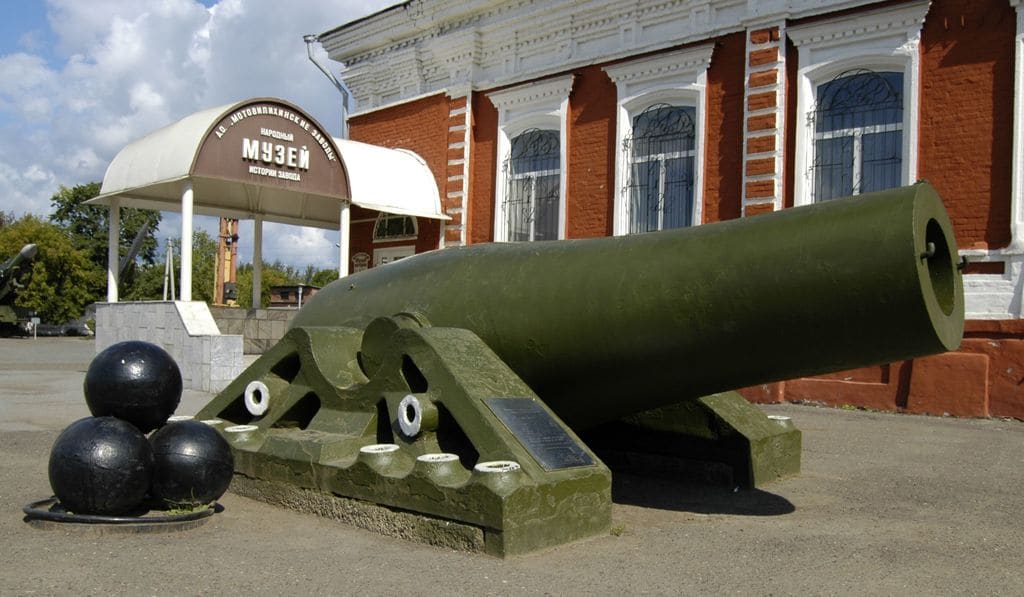 премская пушка, музей мотавилихинского завода, чугунное орудие