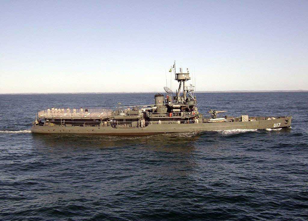 корабль паранаиба, речной монитор u-17, боевой корабль