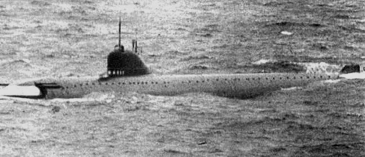 атомная подводная лодка торпедная К-133 СССР