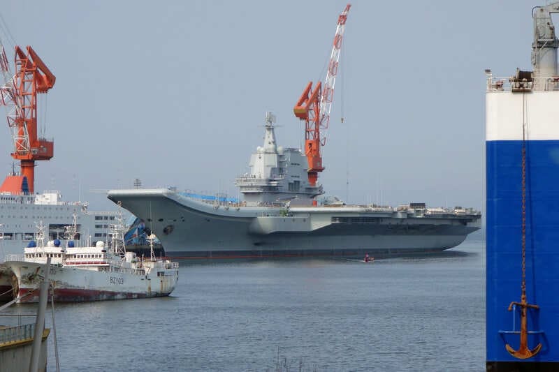 ВМС Китая, флагман флота НОАК, Китайский авианосец,  проект 002, проект Кречет