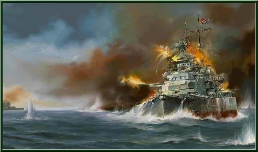 Бой «Бисмарка» с британскими линкорами