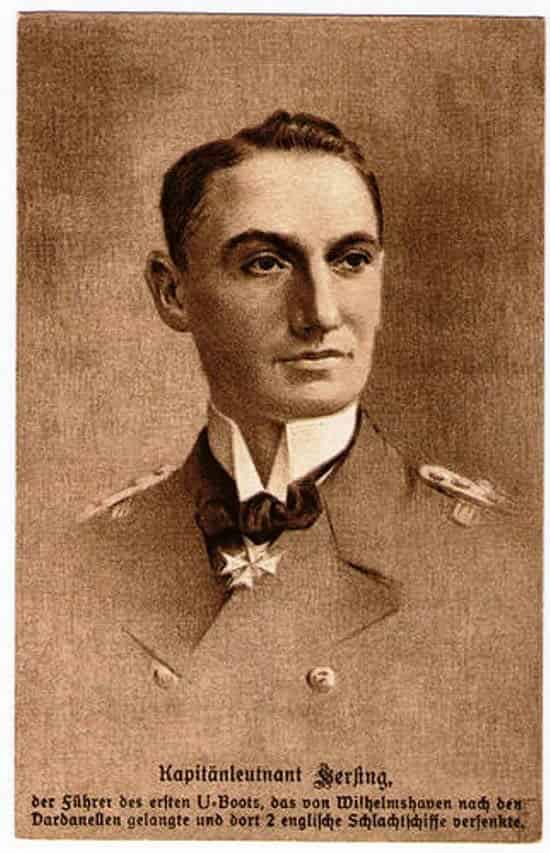 Капитан-лейтенант О. Херзинг (1885–1960)