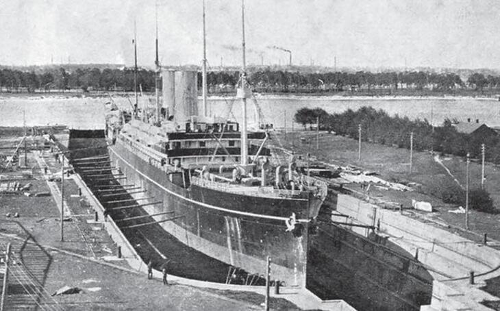 трансатлантик, пароход «Латвия», 1924г. 