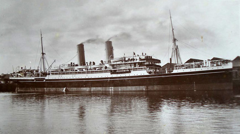 Датский пароход, «Эстония», бывший «Царь» 